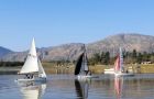Dinghy sailing at Theewater Sports Club