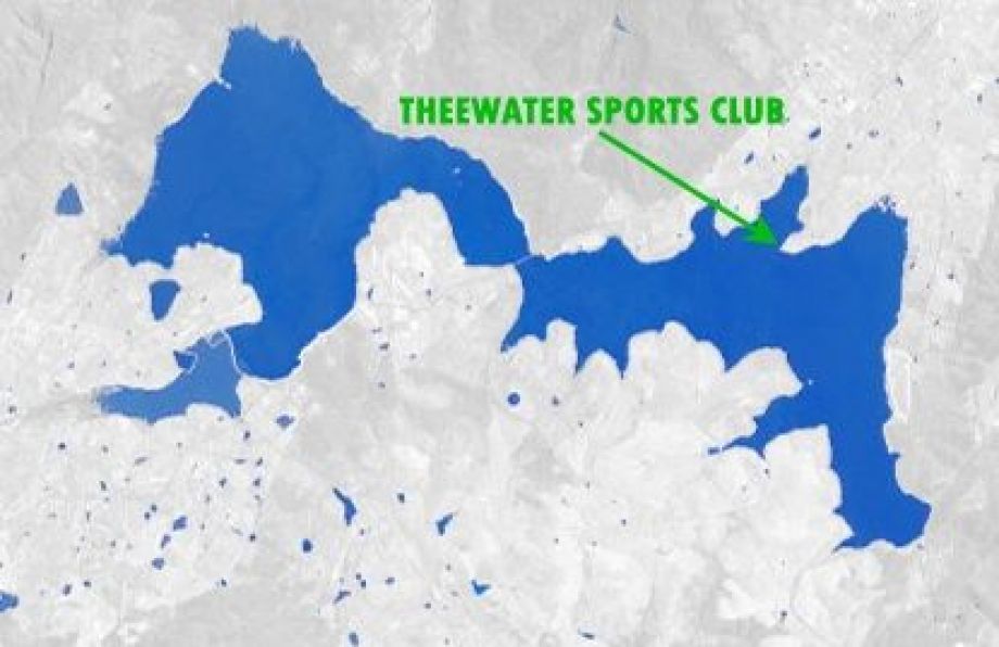 Theewaterskloof Dam map